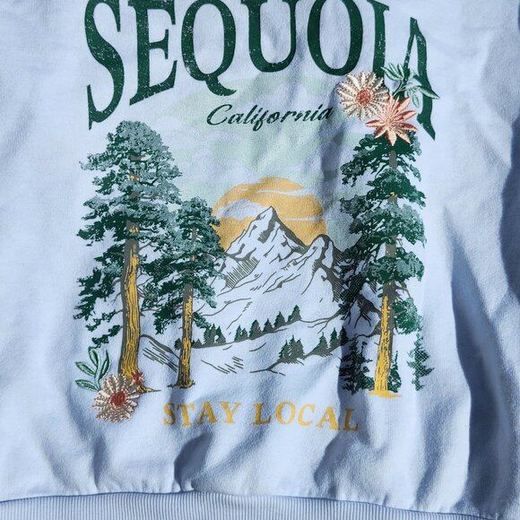 SEQUOIA National Park California Sweatshirt Cotton Classics Women's Size Large - Picture 6 of 7